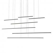 Kuzco Lighting Inc MP14970-BK-UNV-010 - Chute Motion 70-in Black LED Multi Pendant