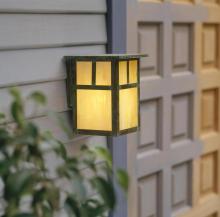 Arroyo Craftsman MW-6EGW-BK - 6" mission flush wall mount without overlay (empty)
