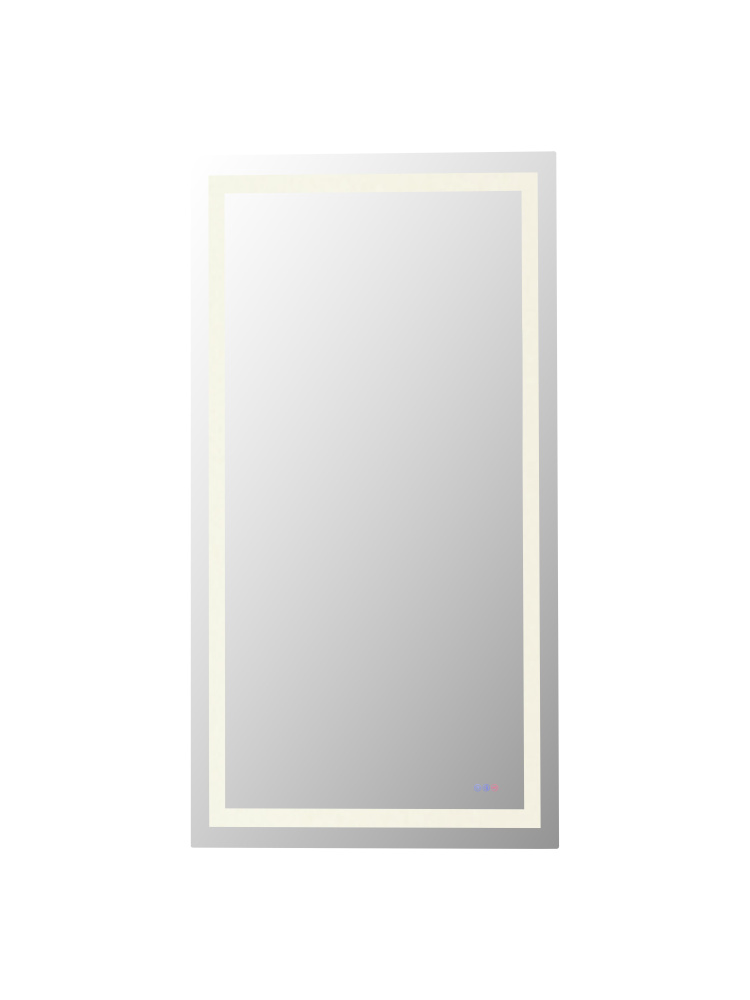 Riven 72x36 LED Mirror, Adjustable Color 3000K/4200K/6400K