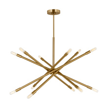 Visual Comfort & Co. Studio Collection CC16612BBS - Eastyn Modern 12-Light Indoor Dimmable Large Chandelier