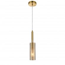 Dainolite PRY-MM-AGB - 1 Light Pendant in Aged Brass