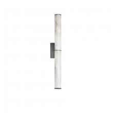 Dainolite RBN-2420W-MB-ALB - 20W Matte Black Wall Sconce w/ Alabaster Diffuser