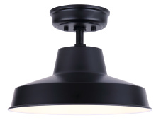 Canarm ISF670B01BK - MAZU 1 Light Semi Flush