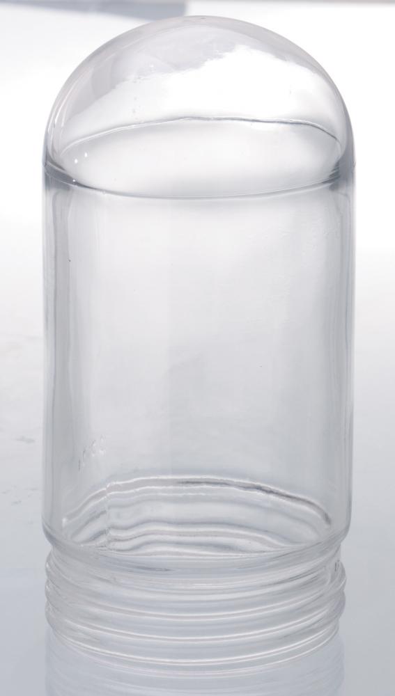Clear Glass Jelly Jar; 3.34 inch Diameter; 3-11/64 inch Screw Fitter; 6-15/16 inch Height