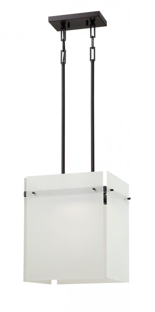 Panel - 1 Module Island Pendant with Frosted Glass Panels