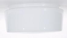 Nuvo 50/335 - 8 Inch White Drum Glass Shade; 8-11/16 inch Diameter; 7-7/8 inch Fitter; 4 inch Height; Sprayed