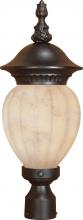 Nuvo 60/2515 - Balun ES; 3 Light; Post Lantern with Honey Marble Glass; Lamp Included