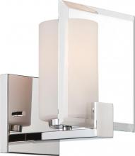 Nuvo 60/5271 - 1-Light Vanity Fixture in Polished Nickel Finish with Etched Opal Glass