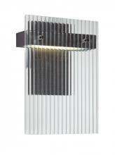 Nuvo 62/117 - Bin - 1 Module Wall Sconce with Clear Ribbed Glass
