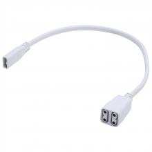 Nuvo 63/417 - Cable Splitter; Single to Double; White Finish