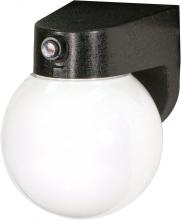 Nuvo SF77/750 - 1 Light - 8" - Porch, Wall - With Lexan Globe & Photoelectric Sensor