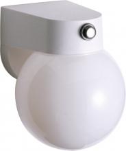 Nuvo SF77/751 - 1 Light - 8" - Porch, Wall - With Lexan Globe & Photoelectric Sensor