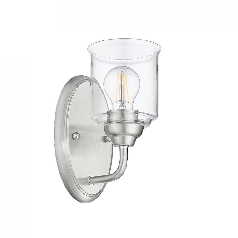 Acheron 1-Light Clear Glass Sconce - NK