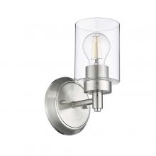 HOMEnhancements 21411 - Mincio 1-Light Clear Glass Sconce - NK